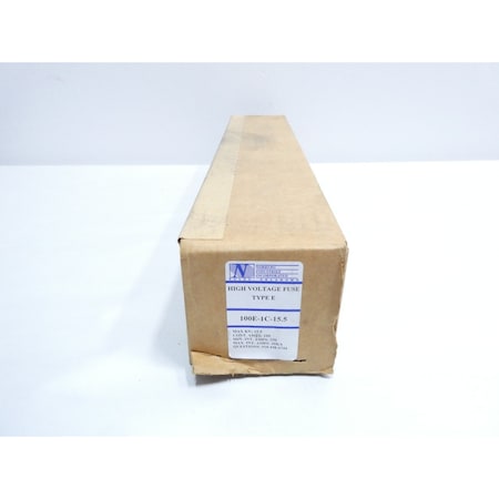 Norberg TYPE E HIGH VOLTAGE FUSE 100E AMP 15.5KV-AC MEDIUM VOLTAGE FUSE 100E-1C-5.5